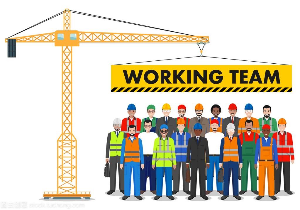 城市天際線的筑夢者——建筑塔式起重機下的多元團隊協奏曲